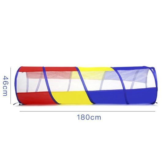 Kids Tunnel Tent Portable Foldable Infant Drilling Climbing