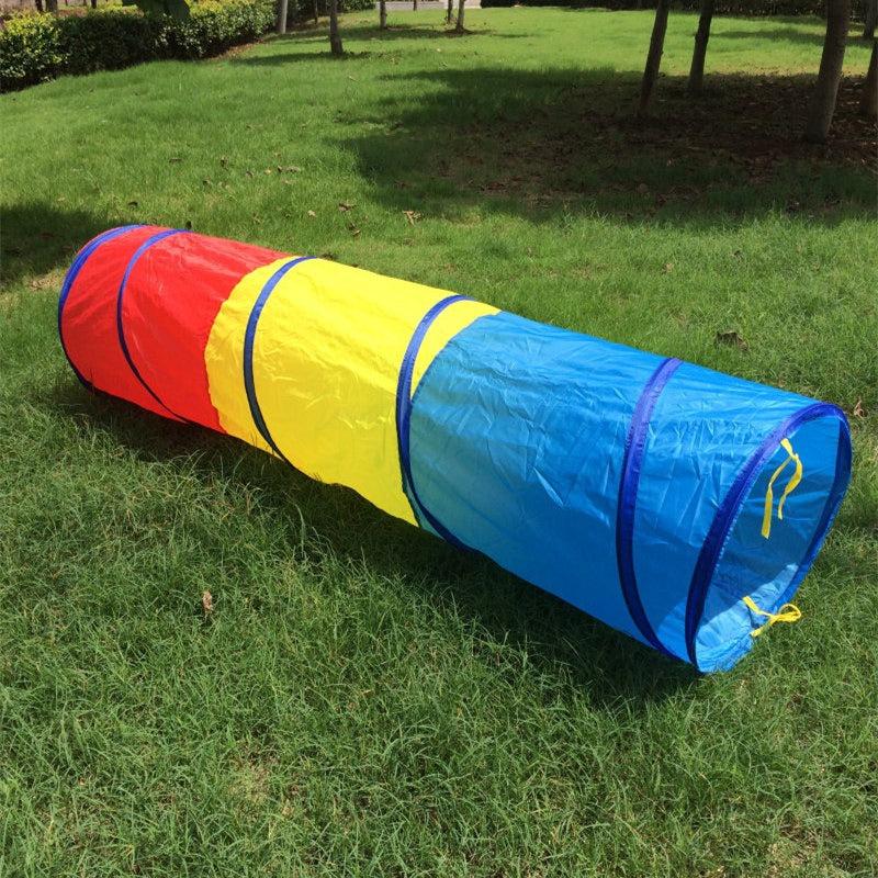 Kids Tunnel Tent Portable Foldable Infant Drilling Climbing