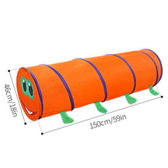 Kids Tunnel Tent Portable Foldable Infant Drilling Climbing