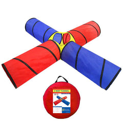 Kids Tunnel Tent Portable Foldable Infant Drilling Climbing