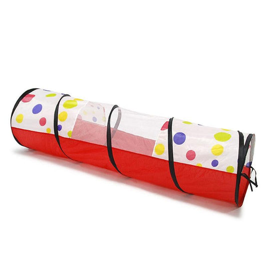 Kids Tunnel Tent Portable Foldable Infant Drilling Climbing