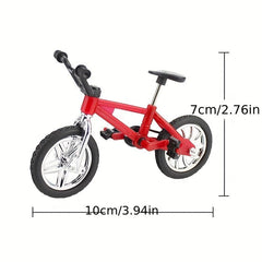 Retro Mini Finger Bicycle Assembly Bike Model Toys Gift Toys Model Mini Portable