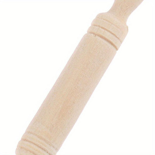 6pcs Miniature Wood Rolling Pins 1:12 Dollhouse Kitchen Accessories