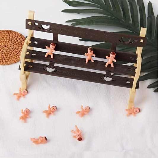 10pcs Mini Plastic Baby Toys for Cake Decoration or Dollhouse Accessories