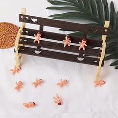 10pcs Mini Plastic Baby Toys for Cake Decoration or Dollhouse Accessories