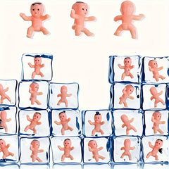 10pcs Mini Plastic Baby Toys for Cake Decoration or Dollhouse Accessories