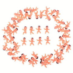 10pcs Mini Plastic Baby Toys for Cake Decoration or Dollhouse Accessories