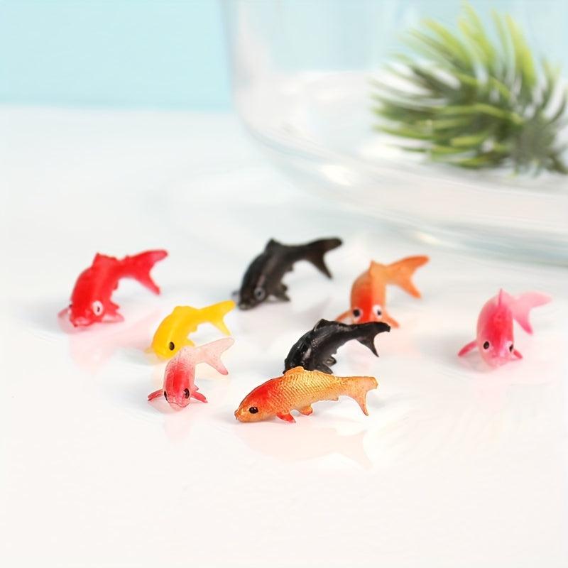 20pcs Simulation Koi Mini Small Carp Goldfish