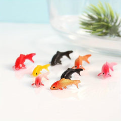 20pcs Simulation Koi Mini Small Carp Goldfish