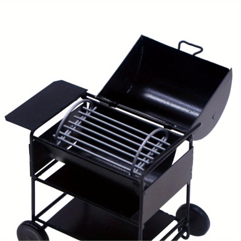 Mini Iron Outdoor BBQ Grill for Doll House Decorations