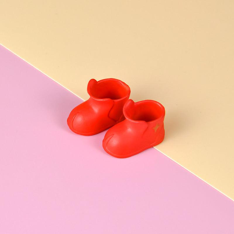 Star Rain Boots for 1/12 Dolls