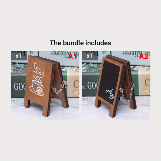 1pc Vintage Shop Decorative Notice Board 1:12 Dollhouse Furniture Toys