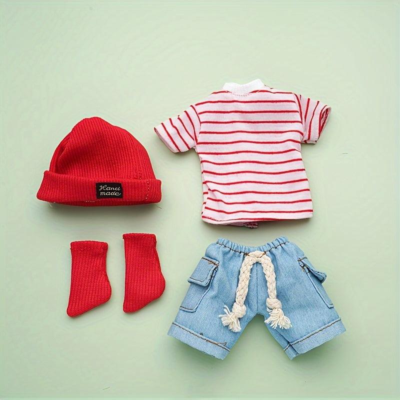 4pcs Doll Clothes Outfits Accessories For 12 Inch Doll