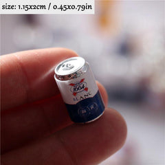 1:12 Scale Beer Bottles & Cans for Fairy Gardens - Birthday Gift