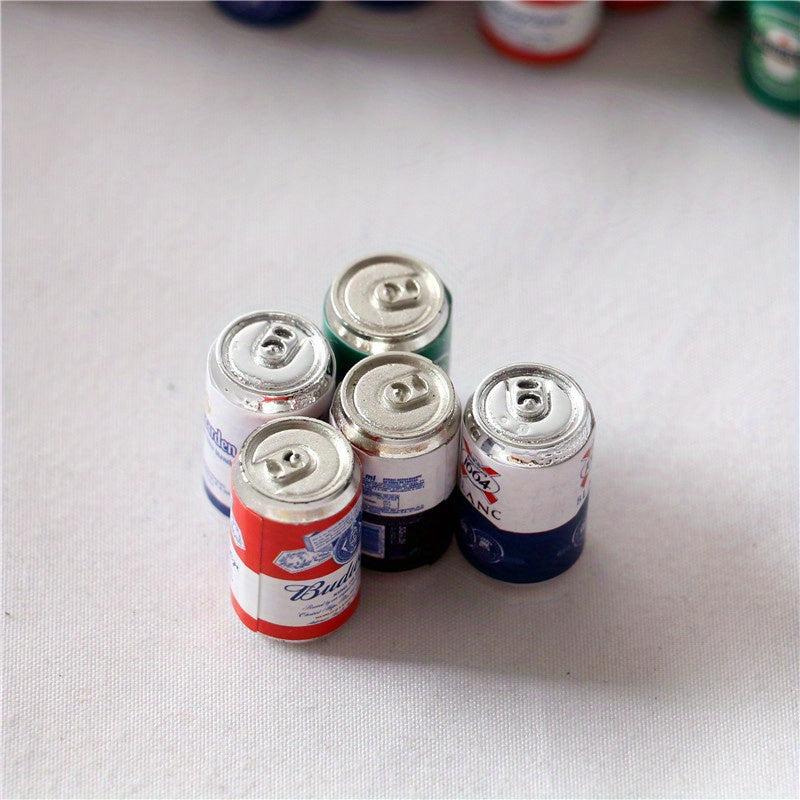 1:12 Scale Beer Bottles & Cans for Fairy Gardens - Birthday Gift