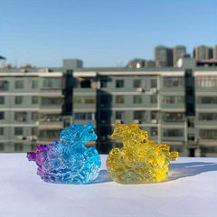Zodiac Dragon Yellow Crystal Dragon Ornament