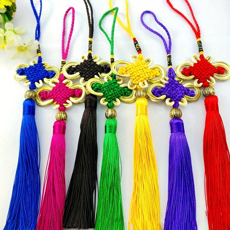 10 Chinese Knot Tassel Car Pendant Spring Celebration Home Decor
