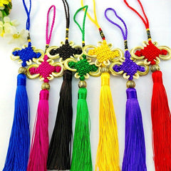10 Chinese Knot Tassel Car Pendant Spring Celebration Home Decor