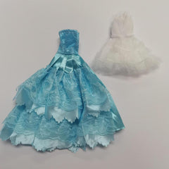 2pcs Lace Princess Party Dress Doll Clothes