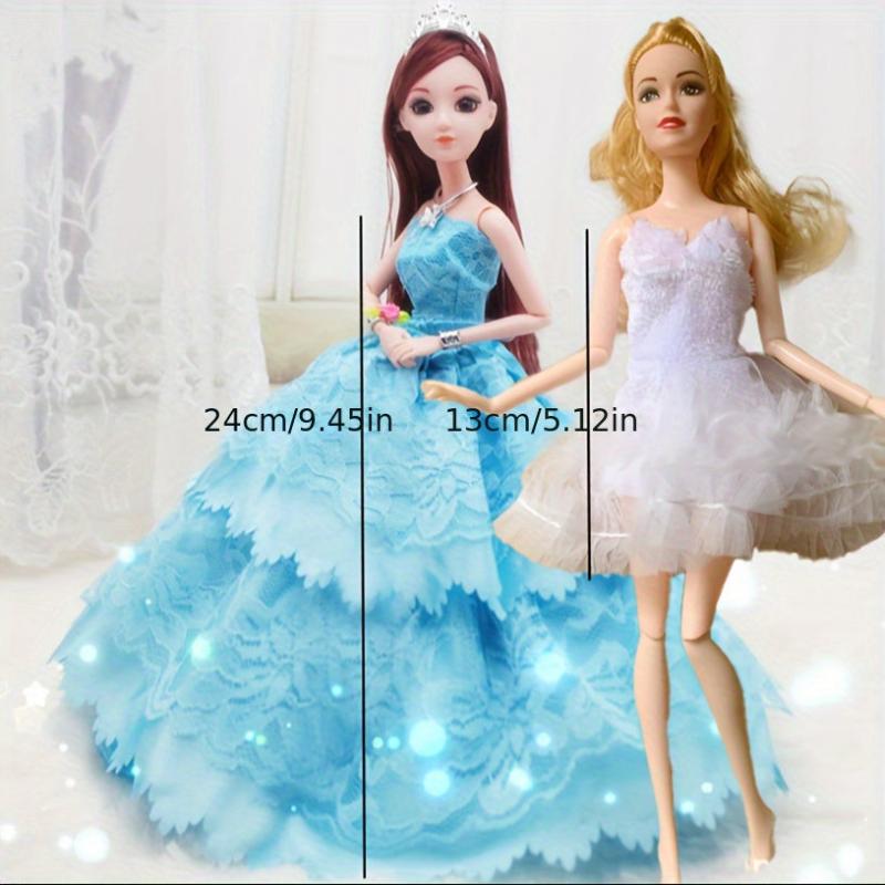 2pcs Lace Princess Party Dress Doll Clothes
