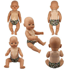 6pcs Mixed Color Doll Panties Set for 45-72 Cm Dolls