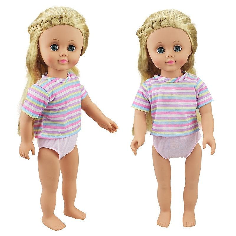 6pcs Mixed Color Doll Panties Set for 45-72 Cm Dolls
