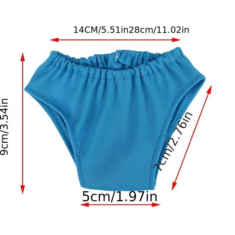 6pcs Mixed Color Doll Panties Set for 45-72 Cm Dolls