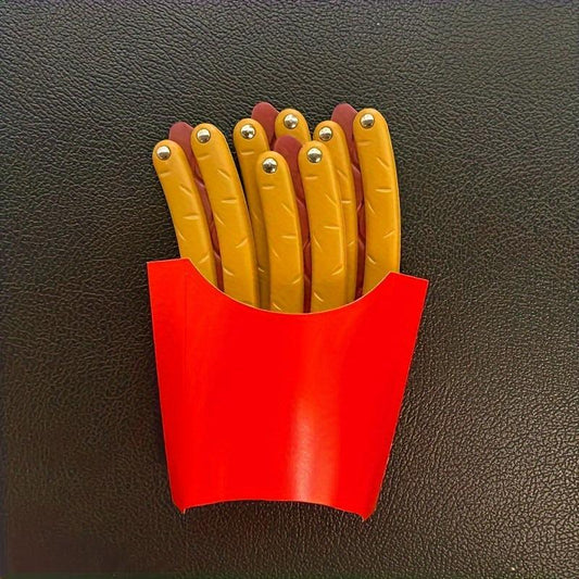 3D Printed Hot Dog Butterfly Creative Decompression Toy