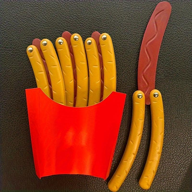 3D Printed Hot Dog Butterfly Creative Decompression Toy