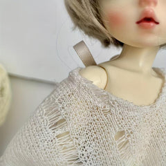 6pcs Hollow Knit Sweater Denim Skirt BJD Clothes