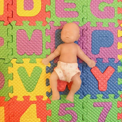 Mini Reborn Doll Solid Silicone Doll Plain Body Doll Makeup Film