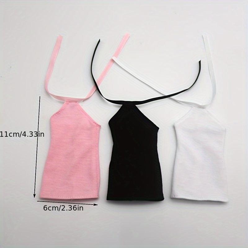 Doll Clothes Webbing Halter Backless Dress Gift