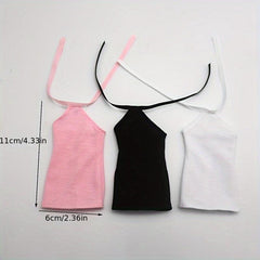 Doll Clothes Webbing Halter Backless Dress Gift