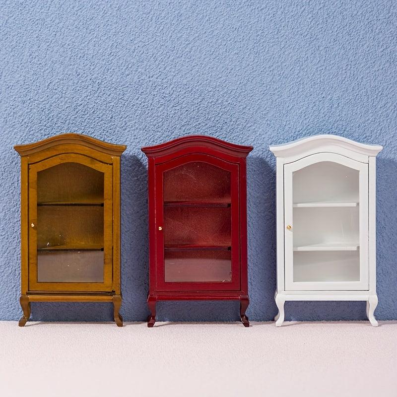 Mini Furniture Cabinet Toy for Dollhouse Model - Gift