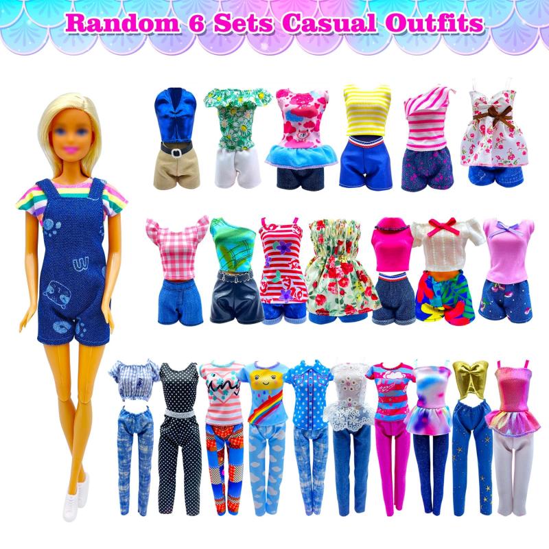 50pcs Clothes for 29-21cm & 30-48cm Dolls