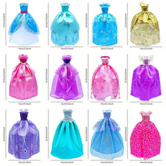 50pcs Clothes for 29-21cm & 30-48cm Dolls