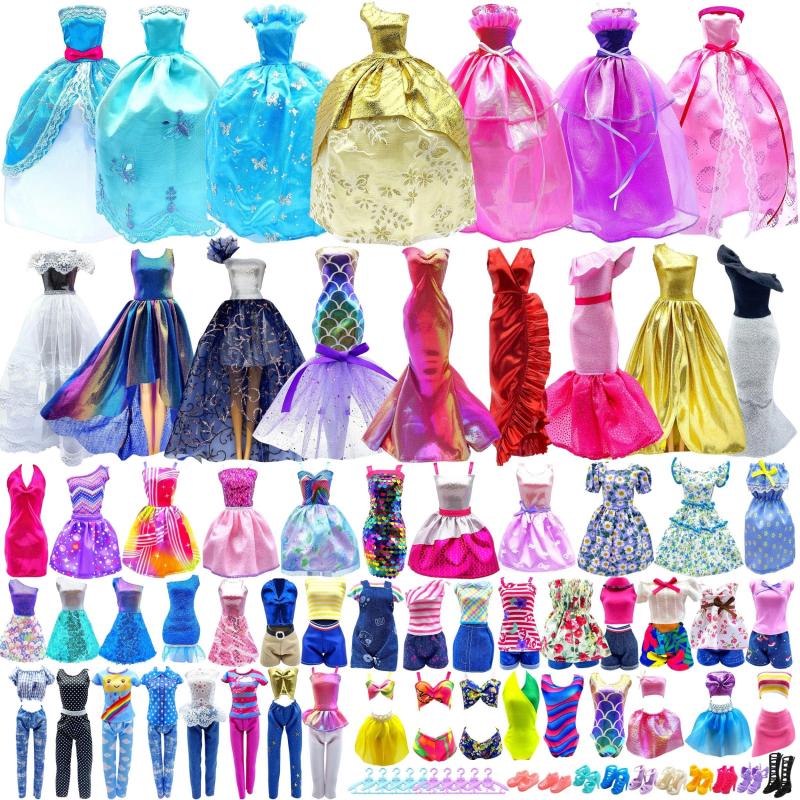 50pcs Clothes for 29-21cm & 30-48cm Dolls