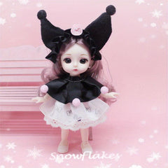 Mini Doll With Multiple Joints Little Figure Toy Keychain Toy Gift