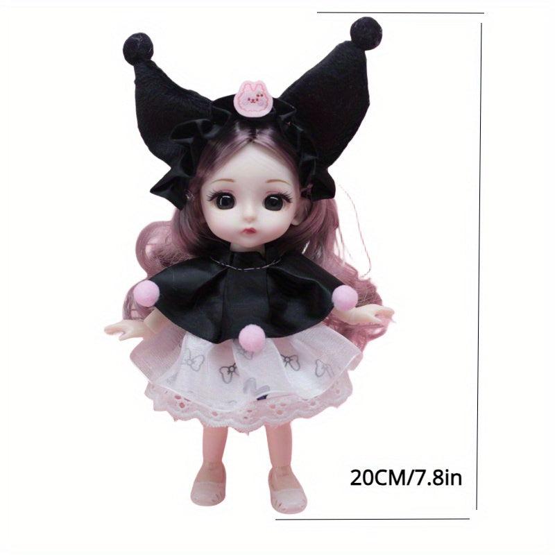 Mini Doll With Multiple Joints Little Figure Toy Keychain Toy Gift
