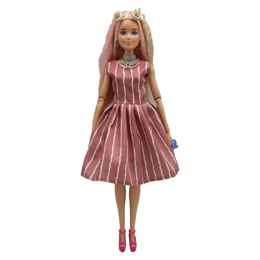 11 81in Striped Dress Christmas Gift Birthday Gift Dress Up Props Clothes