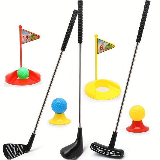 Golf Ball Metal Ball Pole Outdoor Toy Sports Set
