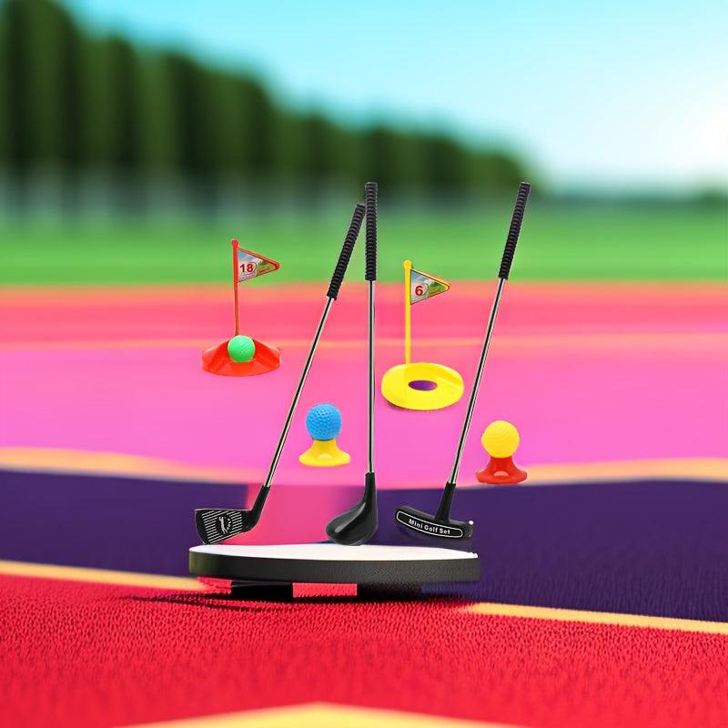 Golf Ball Metal Ball Pole Outdoor Toy Sports Set