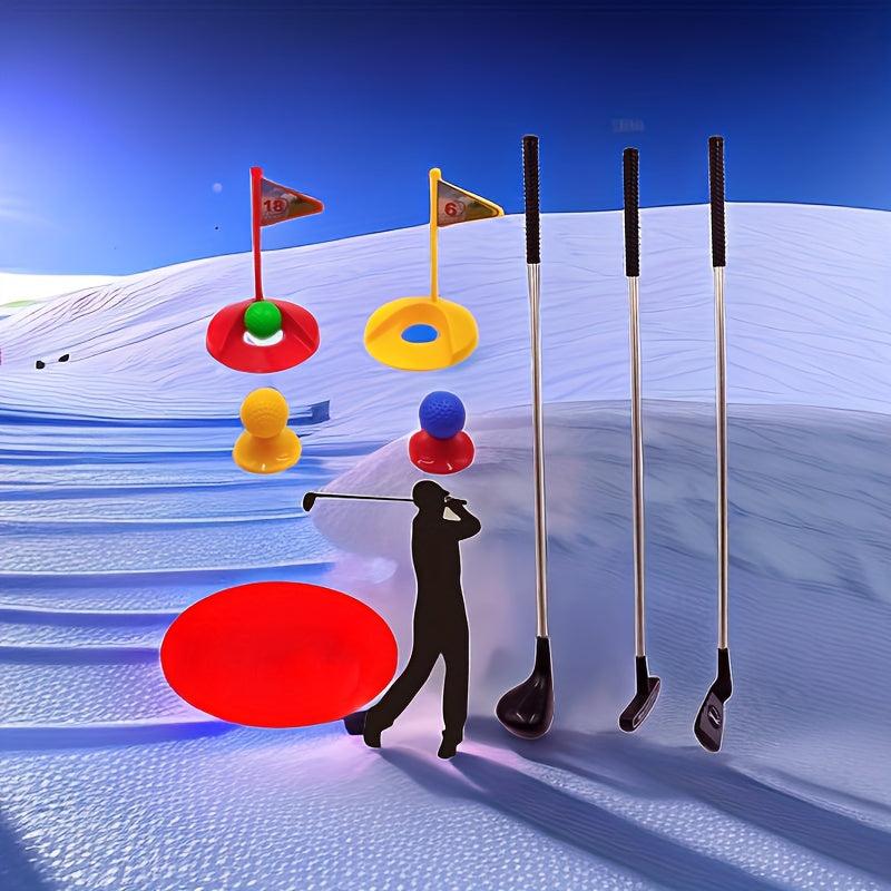 Golf Ball Metal Ball Pole Outdoor Toy Sports Set