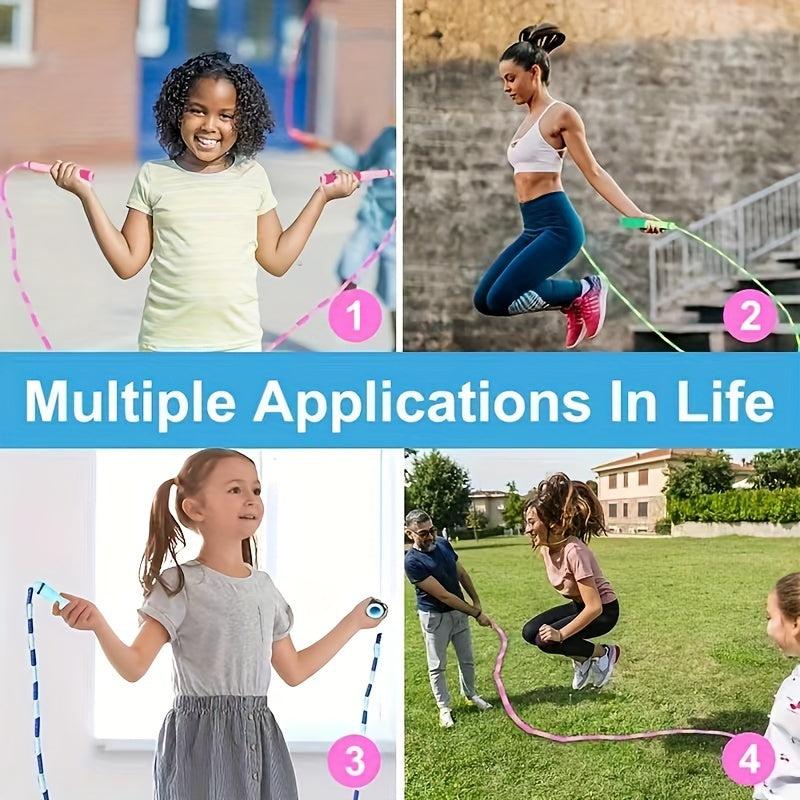 Adjustable Tangle-Free Jump Rope For Fitness Exercise