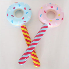 Inflatable Donut Stick PVC Prop