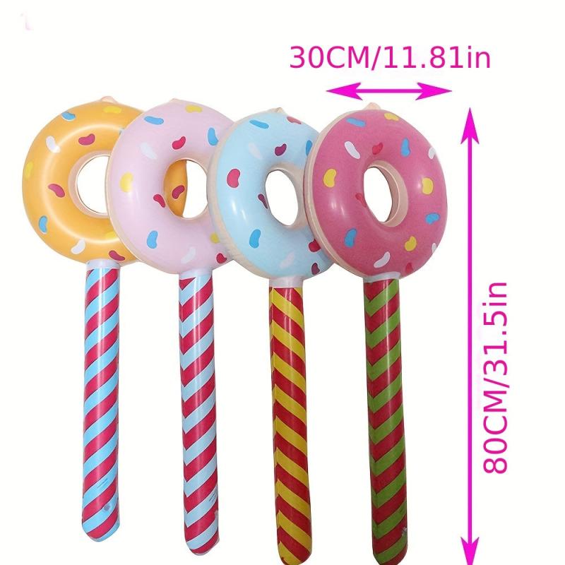 Inflatable Donut Stick PVC Prop