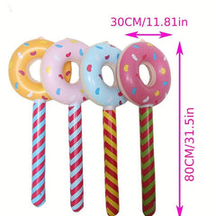 Inflatable Donut Stick PVC Prop