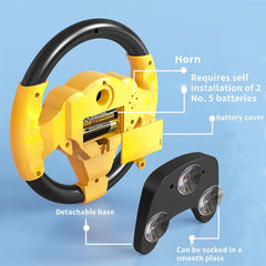 Simulated Steering Wheel Toy for Pretend Driving Experience