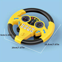 Simulated Steering Wheel Toy for Pretend Driving Experience