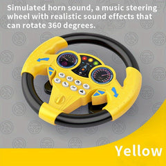 Simulated Steering Wheel Toy for Pretend Driving Experience